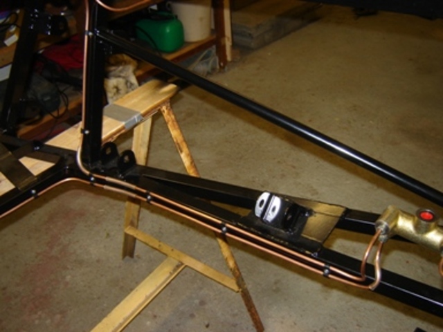 Front brake lines